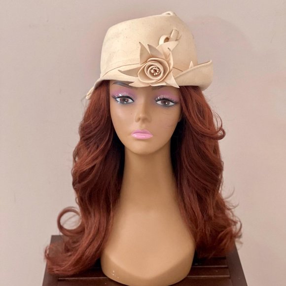 Accessories Vintage Mr John Designer Cream Hat Poshmark
